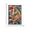 Homeroots 6 x 9 ft. Multi Color Leaves Indoor & Outdoor Area Rug 384945 - alternate 4
